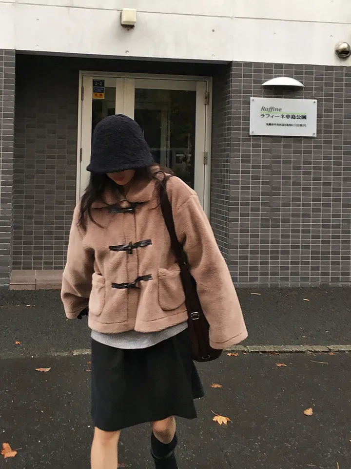 [왕따뜻🤎몽글몽글 *떡볶이코트* 양털 떡볶이자켓 겨울자켓 연말룩] 몽실양털떡볶이코트 상세 이미지 38