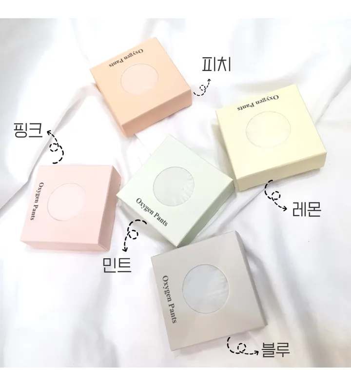 챠밍 [5장묶음] 이너핏 햄라인 심리스 캔디색상 힙커버 산소팬티 상세 이미지 17