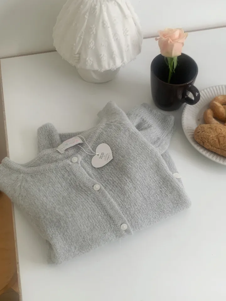 당일/봄가디건🌸 [here you] 퍼지 모헤어 cardigan - 5color (벚꽃룩/울가디건/모헤어니트/나들이룩/봄니트) 상세 이미지 39