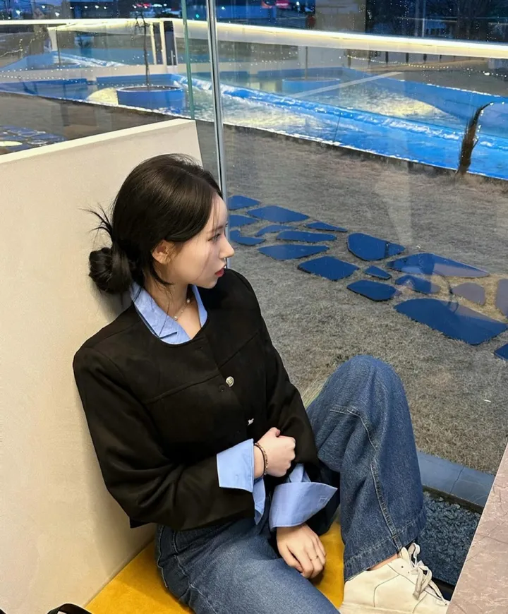 (단독진행/강매템❤️) 노카라넥 금장 단추 스웨이드 자켓 상세 이미지 10