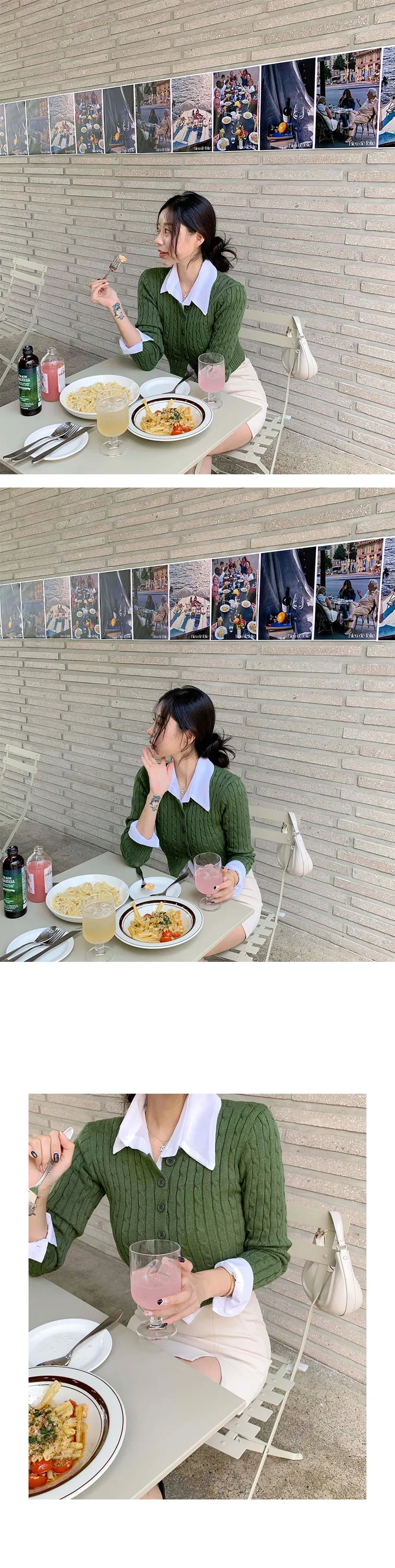 (재주문율 1000%, 리뷰극찬) 하밀 꽈배기 니트가디건 14color 상세 이미지 4