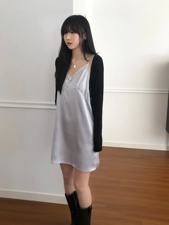 텐셀 브이넥 가디건 (3color) 상세 이미지 18