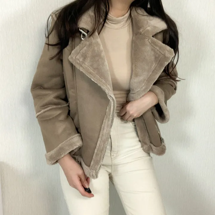 [🚚당일발송/재입고완료/작년완판] 스웨이드 라이더 숏 무스탕 상세 이미지 36
