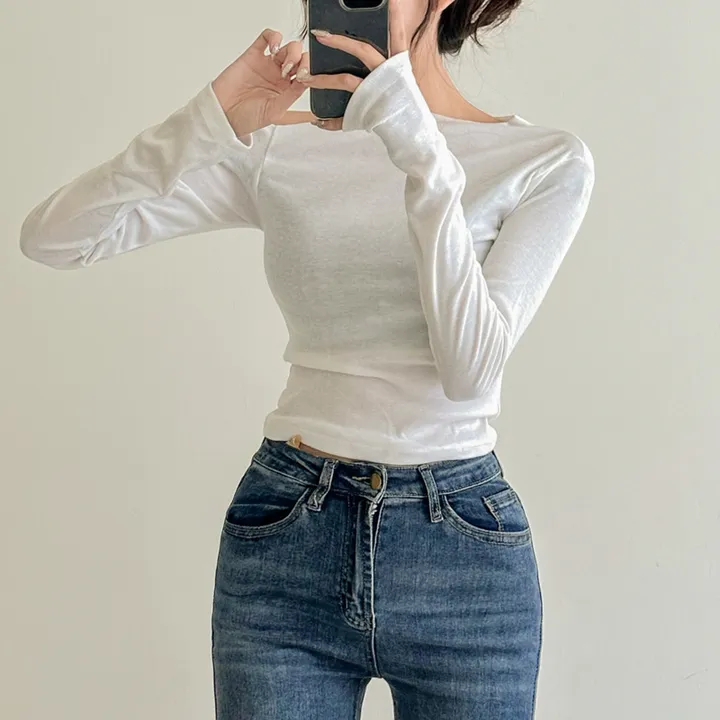 제니 원숄도 오픈 원오프숄더 스핀 티셔츠 러블리 상세 이미지 26