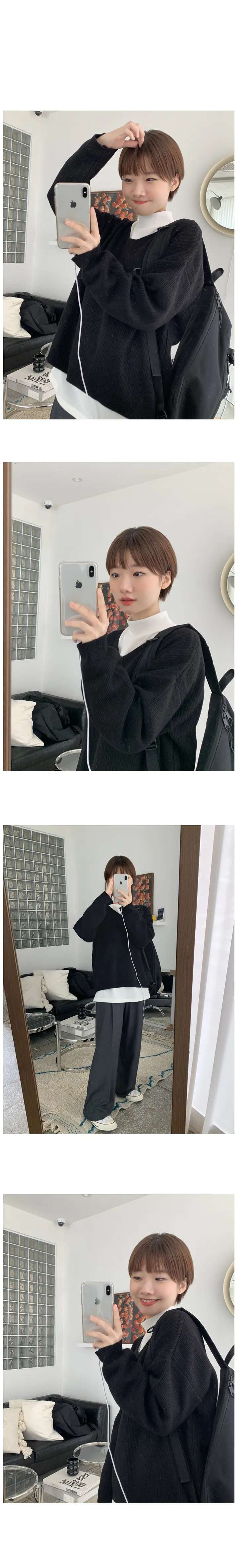 [UNISEX]파이오 하프 폴라티 상세 이미지 3