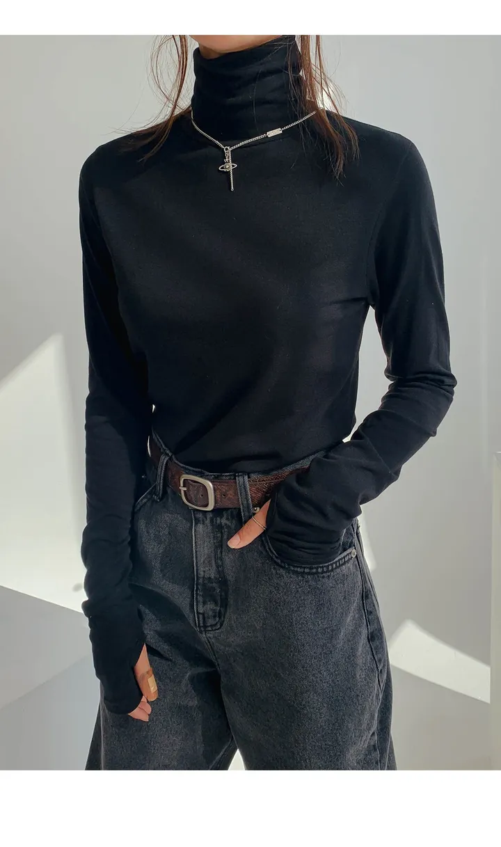 속기모 폴라 워머티셔츠 상세 이미지 3