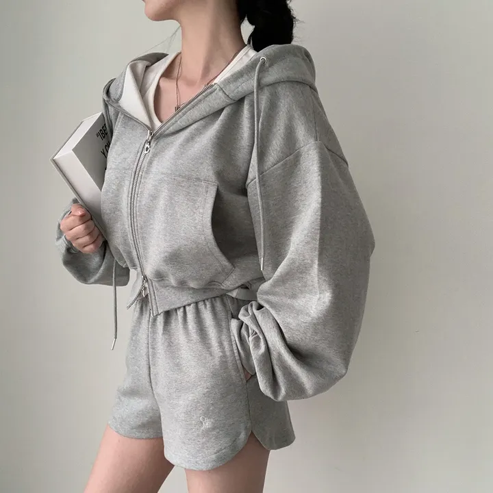 [💖후기극찬/봄,가을교복💖]  자체제작 #크치Made 꿈에 나온 핏, 사계절 입는 크롭 투웨이 후드집업 - zipup : 봄,봄아우터,봄자켓,가을,가을아우터 상세 이미지 29