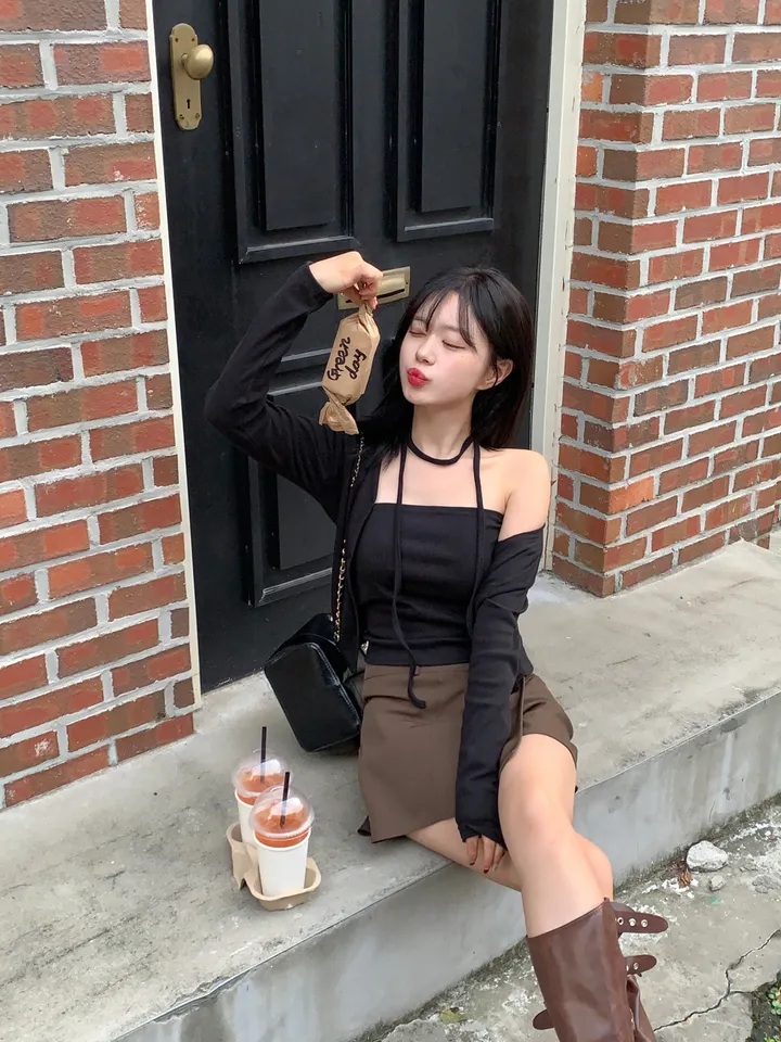 [MADE/3pcs/활용도최고] 비올라 브이넥 탑 가디건set (6color) 상세 이미지 24