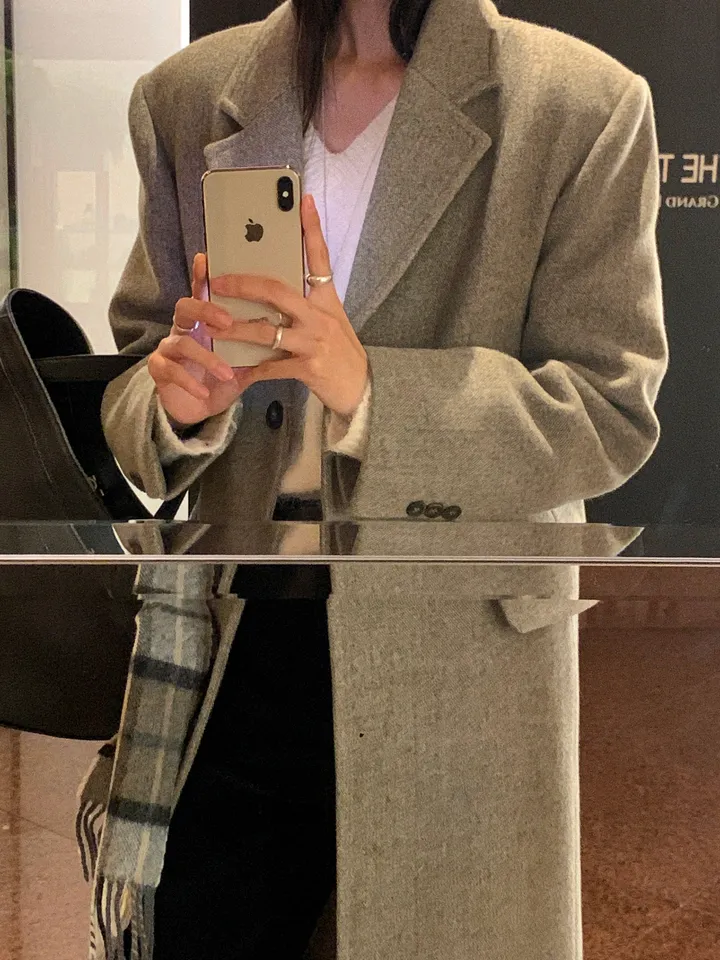 다이아 울 코트 (울 60%, 4온스 누빔) 상세 이미지 39