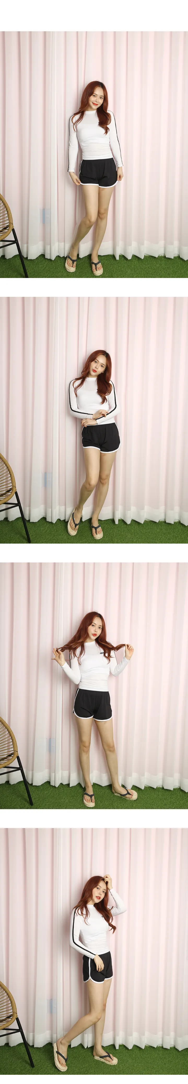 (묶음할인 여름필수품 무배) 배색 래쉬 팬츠 수영복바지 돌핀팬츠 (파라노말샵) 상세 이미지 10