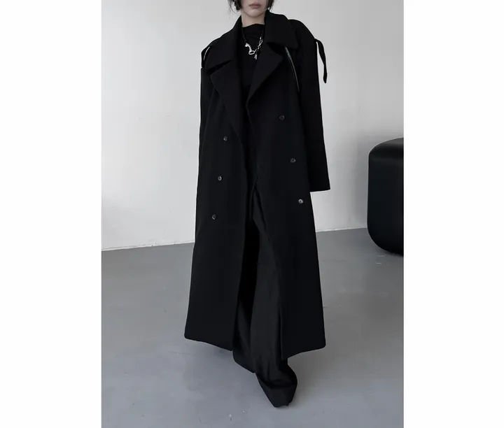 [unisex] trench wool collar coat 상세 이미지 22