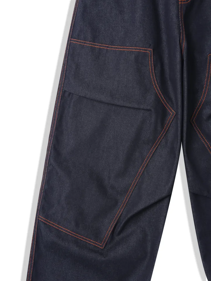 【KOOLOSET】Orange Stitch Double Knee Denim KOOLOSET】Orange Stitch Double Knee Denim デニム・ジーパン