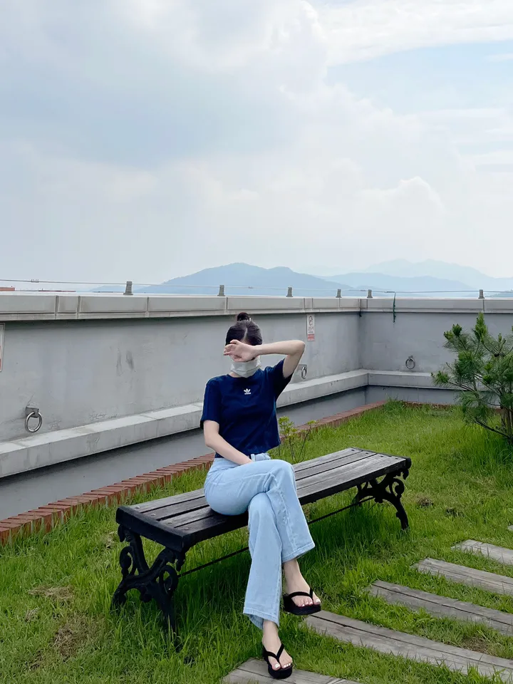 [자체제작/허리쏘옥/기본,롱ver] 후들후들 얇은 썸머 연청 와이드 데님 여름 청바지 롱팬츠 상세 이미지 118