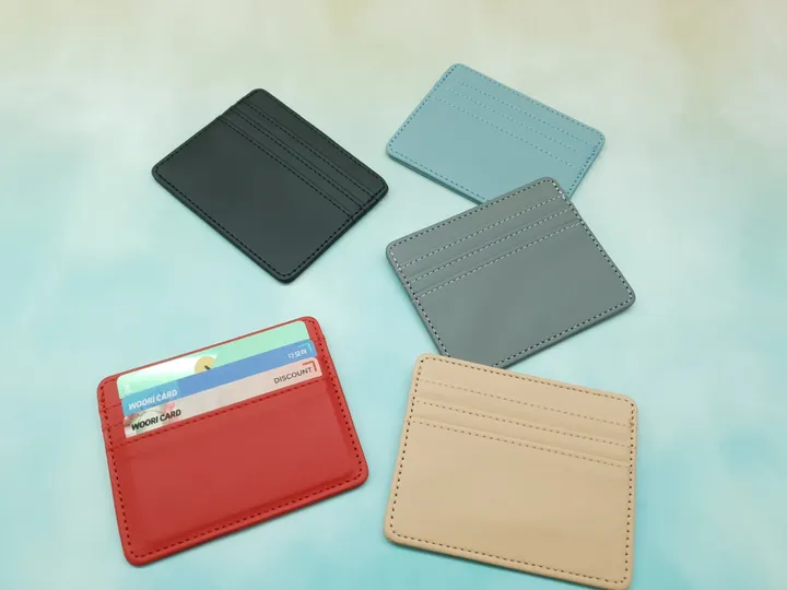 진짜 1+1 데일리 플랫 미니 카드지갑 버스카드 지갑 상세 이미지 2