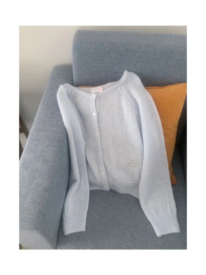 당일/봄가디건🌸 [here you] 퍼지 모헤어 cardigan - 5color (벚꽃룩/울가디건/모헤어니트/나들이룩/봄니트) 상세 이미지 21