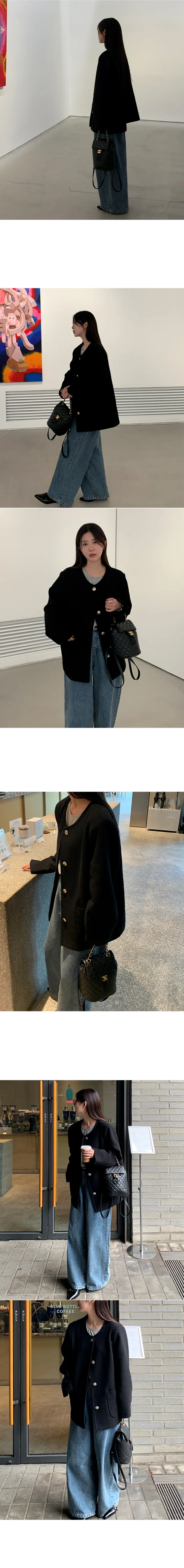 nuos tweed jacket (2color) 상세 이미지 3
