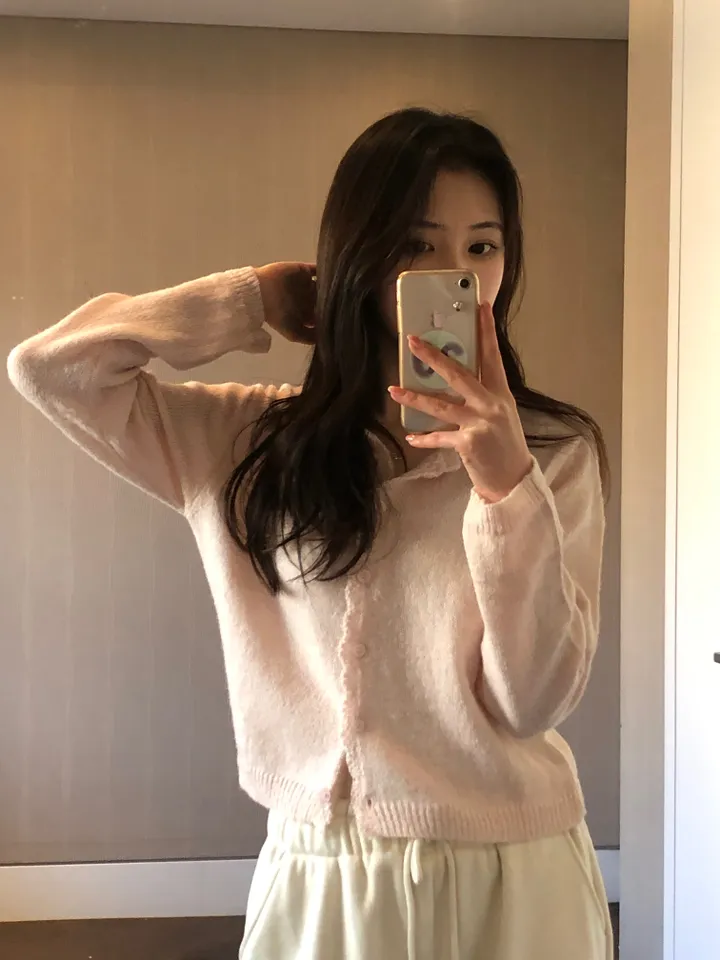 [봄신상/여리핏] 모헤어 러블리 프릴 파스텔 울 가디건 -4colo 상세 이미지 19