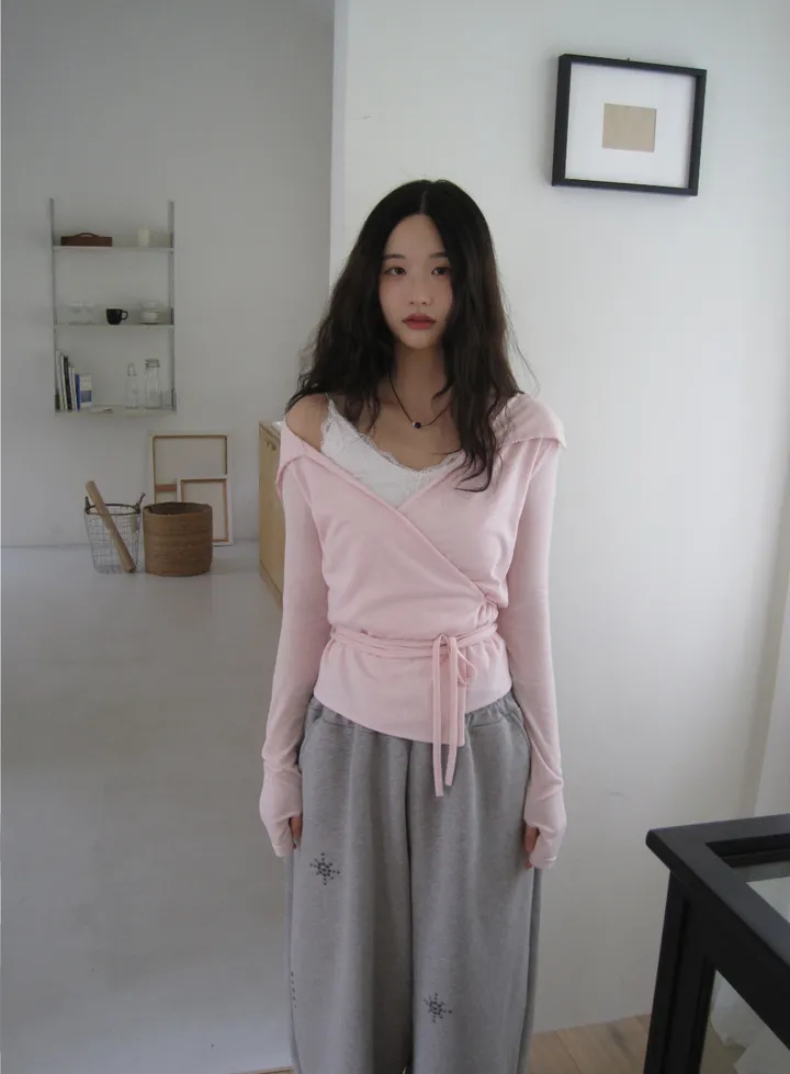 민소매 모델 착용 이미지-S1L19
