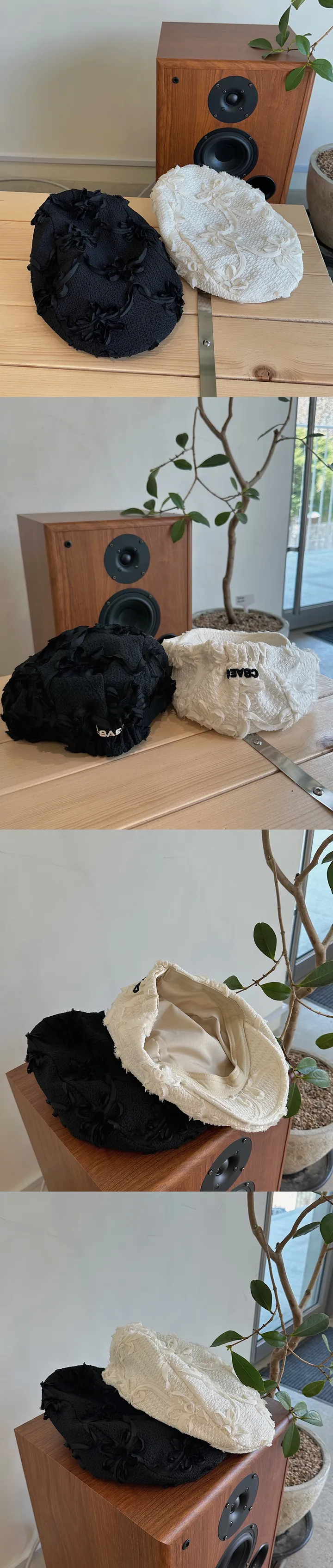 레터링포인트 썸머헌팅캡 헤어리헌팅캡모자 레이스수술 뒷밴딩마도로스캡 상세 이미지 4
