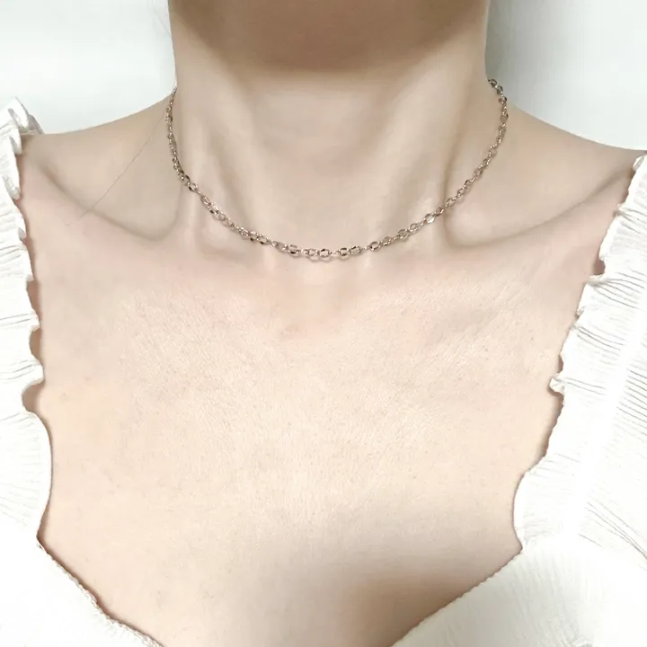 4주년 감사❤️6200원 [2개이상구매시할인]써지컬 데일리 초커 레이어드 목걸이 클립 십자가 하트 진주 볼드 군번줄 볼체인 블랙체인 상세 이미지 74