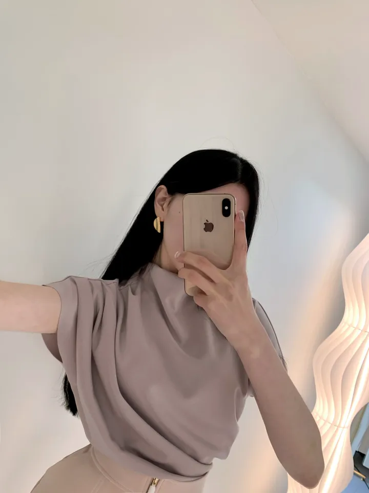 메르제 드레이프 블라우스 상세 이미지 7
