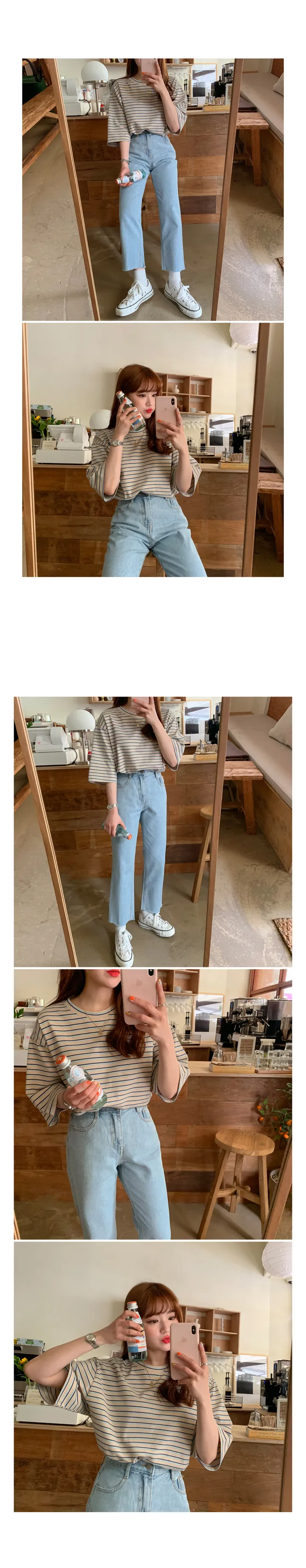 '당일발송'[landmade]인생핏키작녀썸머데님일자팬츠 (2color)'S-XL사이즈' 상세 이미지 60
