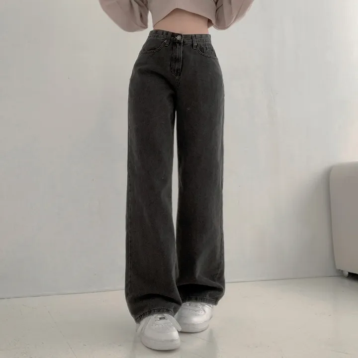 [히든밴딩/3단기장/S-4XL💫] 리어스 세미 와이드 롱 워싱 데님 팬츠 6colors 상세 이미지 43