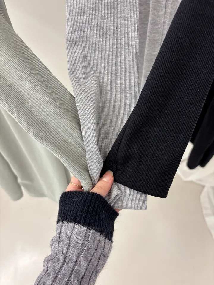 *봄신상/골반생성* [SET] 찰랑 빅후드 절개 집업 + 일자 와이드 팬츠 트레이닝 투피스 세트 3color 상세 이미지 20