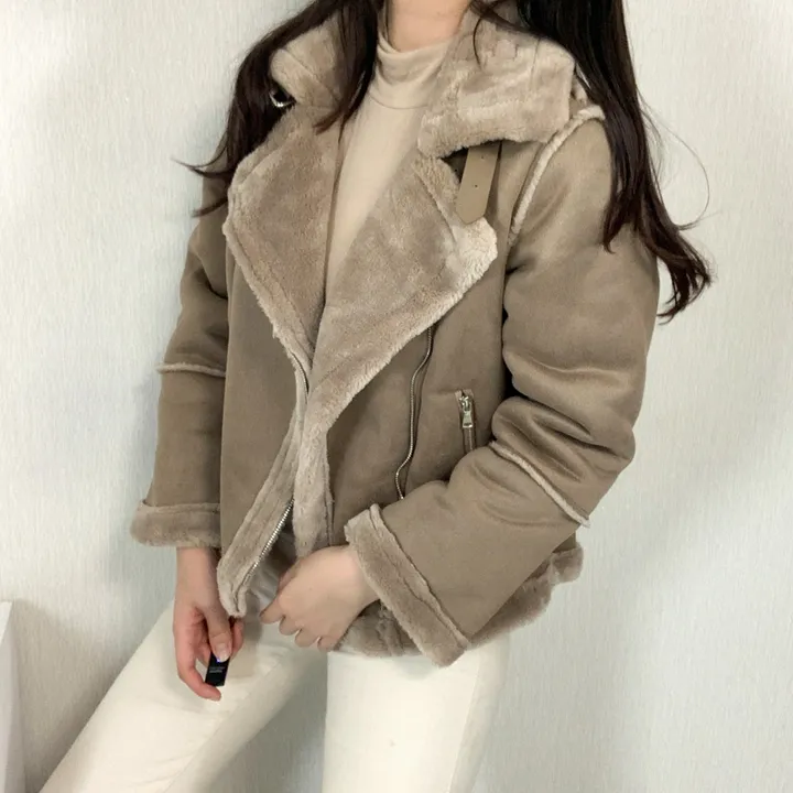 [🚚당일발송/재입고완료/작년완판] 스웨이드 라이더 숏 무스탕 상세 이미지 38