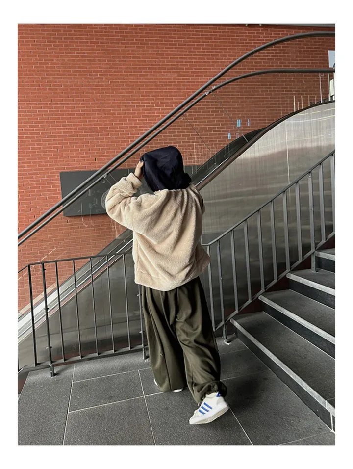 [당일배송][양털/뽀글이]후드 플리스 투웨이 겨울 따뜻한 데일리 점퍼 3color 묶음할인중 상세 이미지 64
