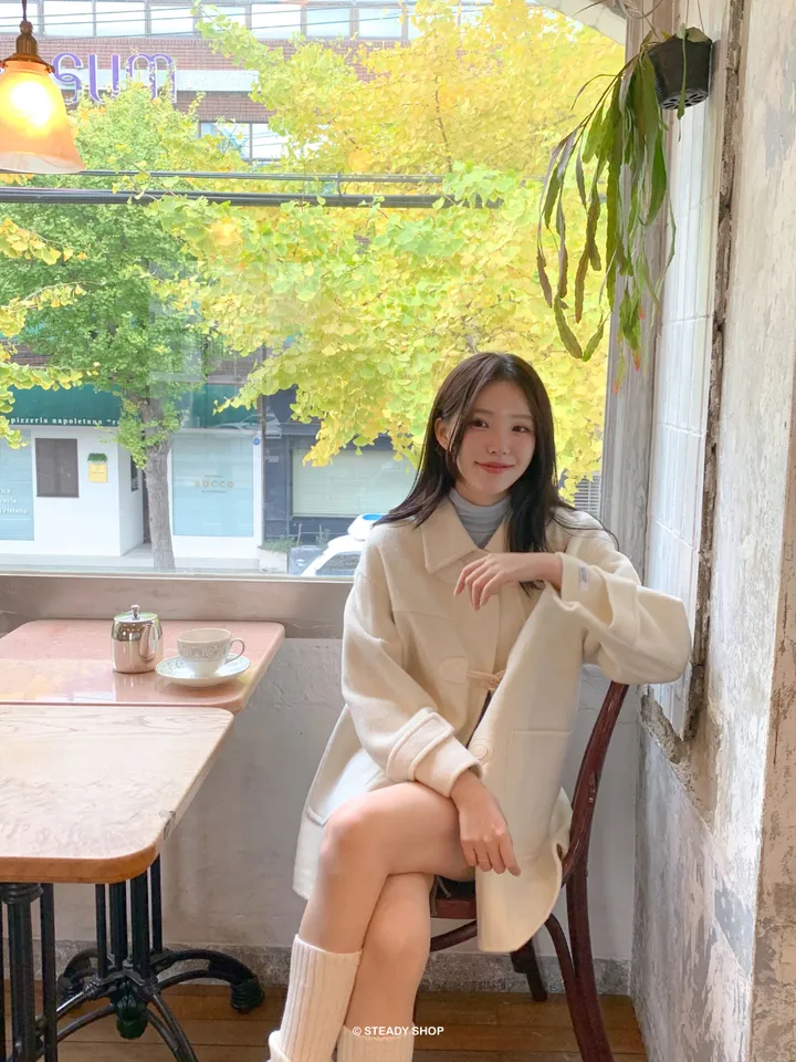 [울100/울코트] 프티 더플코트 떡볶이코트 핸드메이드코트 코트(3colors) 상세 이미지 13