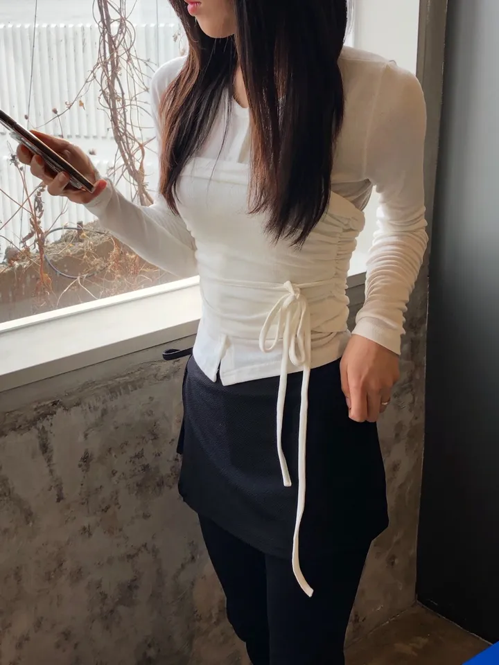 신상 [가디건+시스루탑 set] 상세 이미지 7