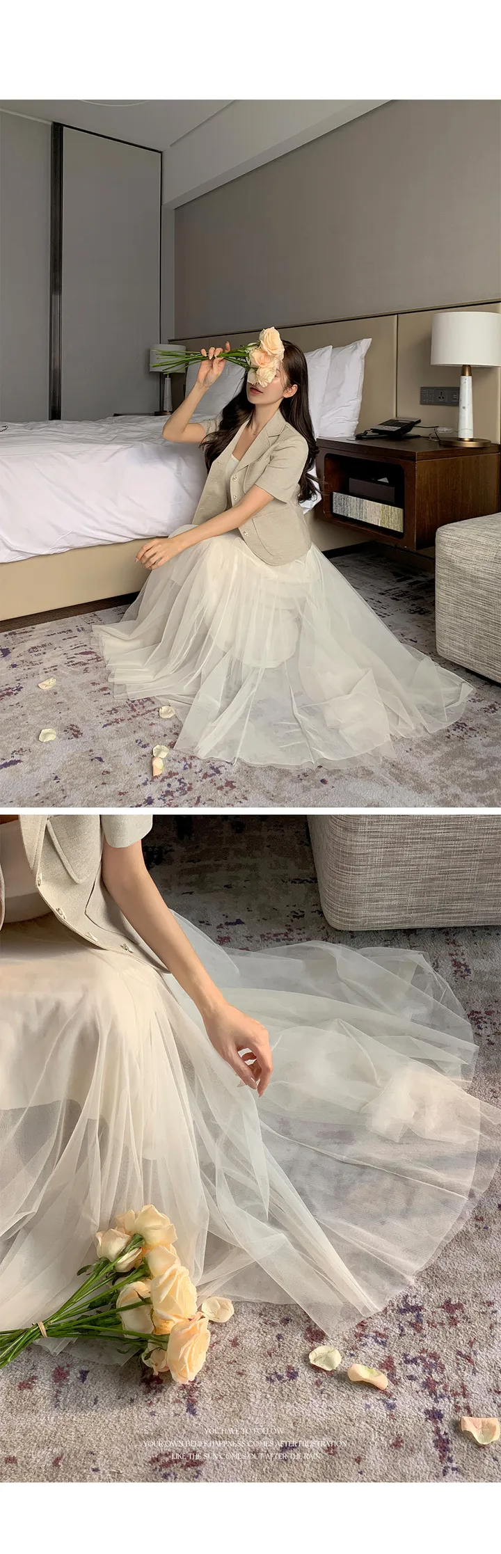 [1천장돌파][잘산템✨/하객룩,격식룩추천💗][자체제작] 디에나 트위드 세미크롭 자켓 상세 이미지 12
