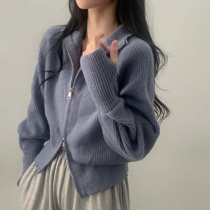 [포근핏!] 올데이 워머 투웨이 하이넥 니트집업,가디건 - 7color 상세 이미지 17