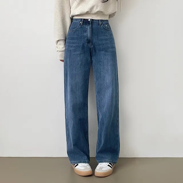 [3기장/S~2XL!] 라이크 그레이시연청+진청 스판데님와이드팬츠 YKK 2color 상세 이미지 22