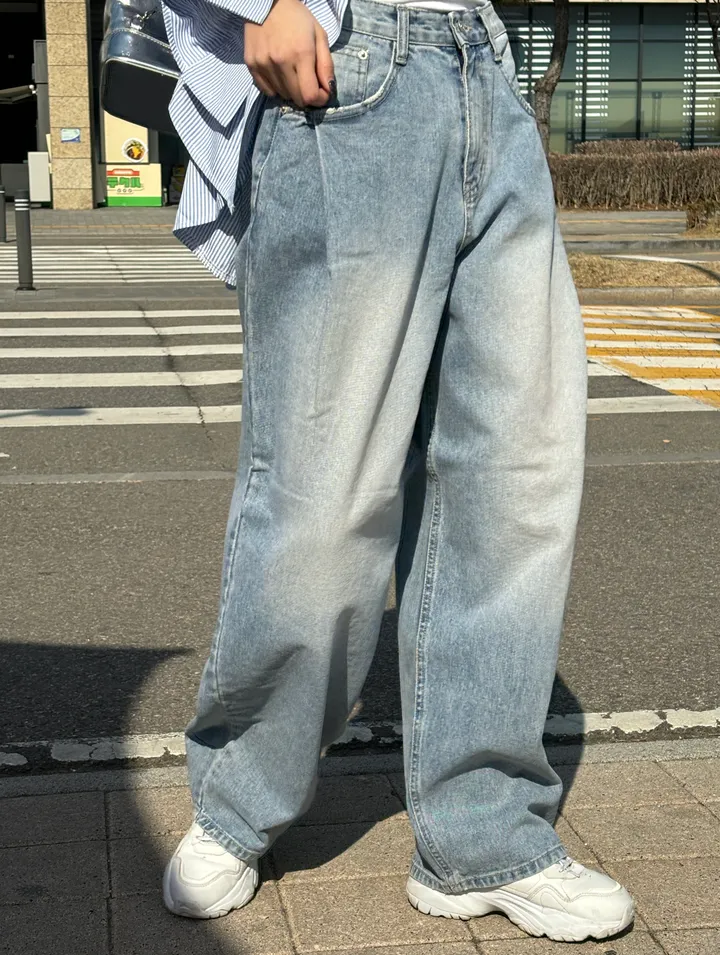데일리 마린 핀턱 벌룬 와이드팬츠 상세 이미지 18