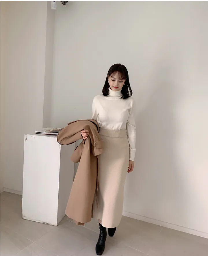 [44-120] [3만장 돌파♥] 깔끔한매력 벨트 롱 코트 (누빔안감) 상세 이미지 93