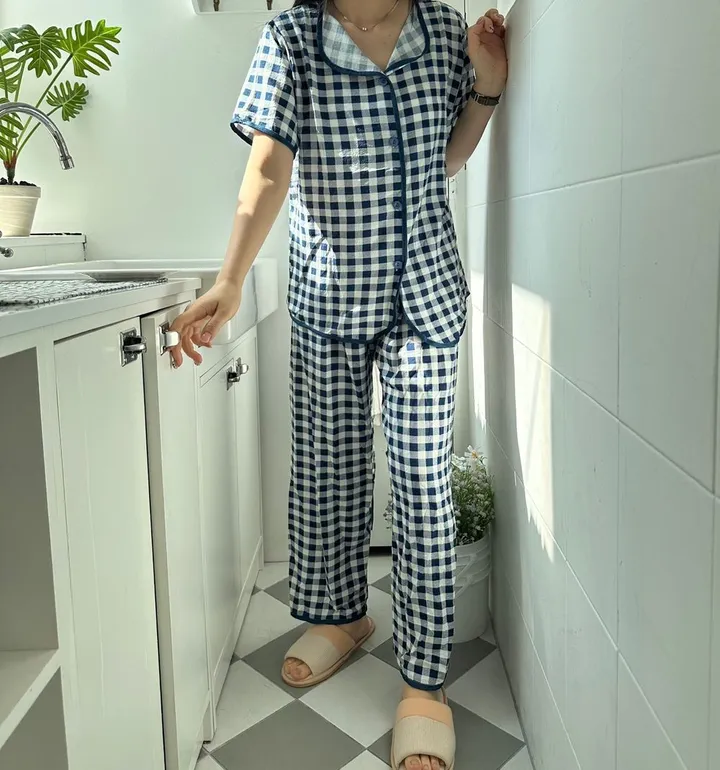 고방 파자마 3세트 2color 홈웨어 여름잠옷 상세 이미지 11