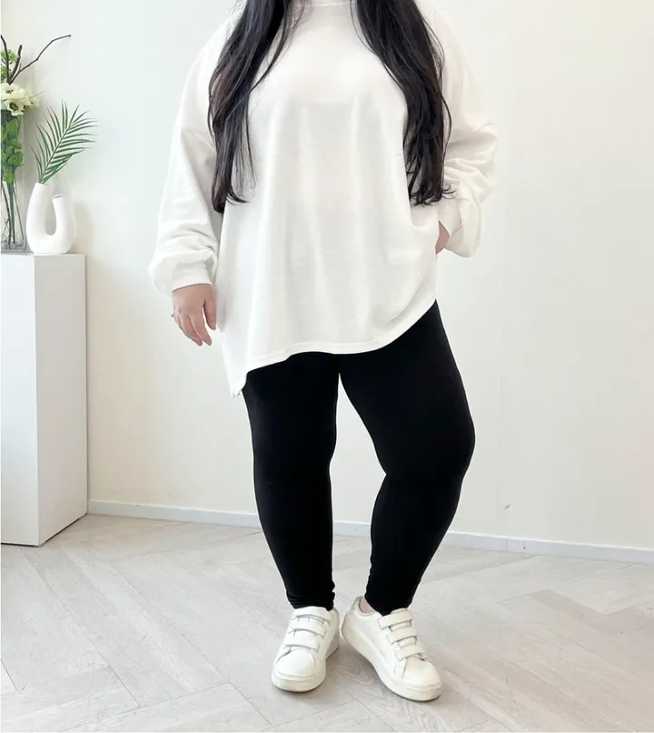 (F-3XL/5size) 히든레깅스 진짜진짜 편한 폴리 레깅스 빅사이즈 하비추천 무발 신축성짱 120이상 가능 상세 이미지 10