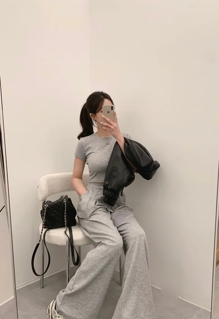 ✨몸매보정/말라핏,+5cm 롱다리만들어주는 찰랑원단 팬츠핏,/고퀄리티원단 세트가격, 무조건쟁여템 후회 절대없는 교복템 ⭐️/진짜 요건 ✔️무조건하세요![쫀득+탄탄 츄이셋업] 상세 이미지 3