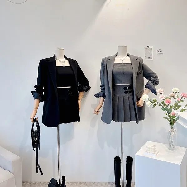 💙당일발송💙*자체제작* 뒷태여신 테일러드카라 대디자켓 버튼자켓 단추자켓 백트임 백버튼 뒷트임 오버핏자켓 슬림자켓 무지자켓 긴팔자켓 하프자켓 숏자켓 롱자켓 봄자켓 봄아우터 하객룩 상세 이미지 19