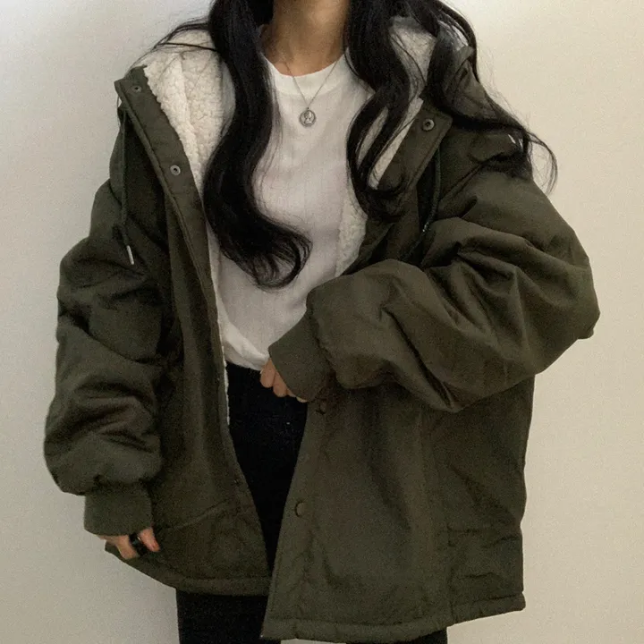 [ 겨울까지 ] 안감 양털 왕따뜻 야상 점퍼 상세 이미지 35