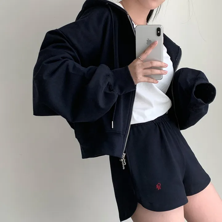 [💖후기극찬/봄,가을교복💖]  자체제작 #크치Made 꿈에 나온 핏, 사계절 입는 크롭 투웨이 후드집업 - zipup : 봄,봄아우터,봄자켓,가을,가을아우터 상세 이미지 63