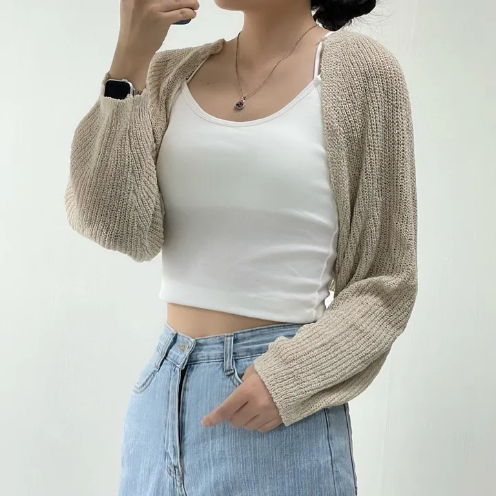 [여리핏/지금부터 쭉~] 엘르 볼레로 가디건 크롭가디건 여름가디건 상세 이미지 46