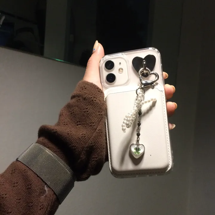 🍀2025 LUCKY drop heartchain clover phonecase 드롭하트체인 클로버 행운 폰케이스 상세 이미지 25
