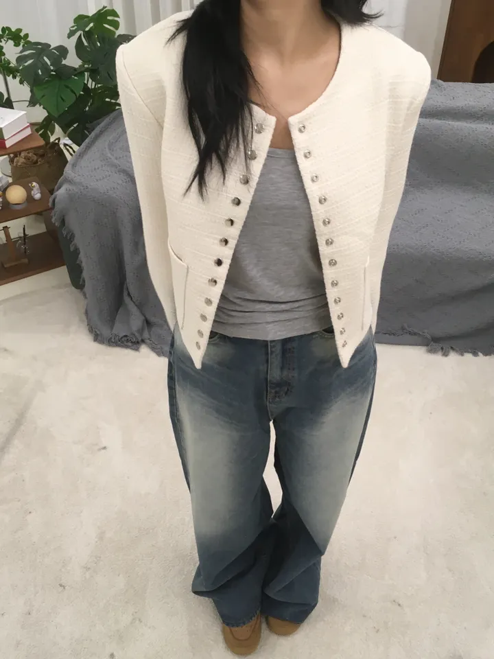 레본 트위드자켓 (2color) 상세 이미지 9