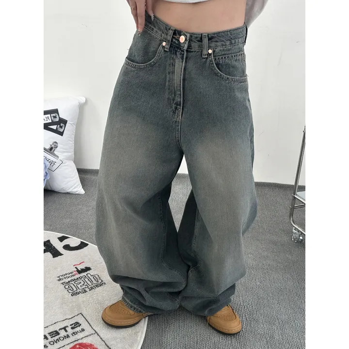 [UNISEX]시티드 데님 루즈 박시 후드 집업 점퍼 자켓(2color/5-7일 여유주문) 상세 이미지 24
