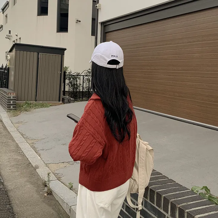 [따뜻!겨울까지~] 투웨이 도톰 케이블 하이넥 꽈배기 오버핏 니트 집업자켓 가디건 상세 이미지 11