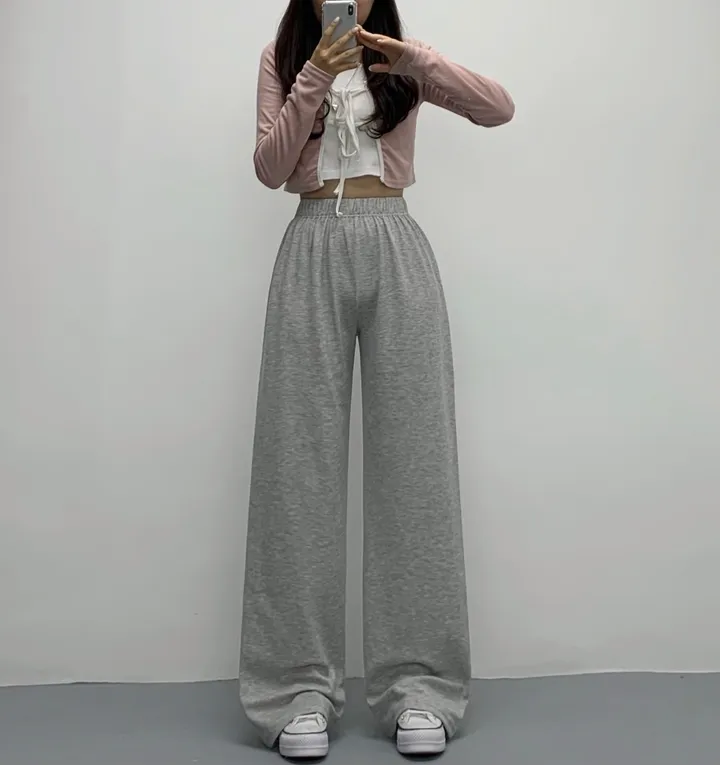 당일🚀[숏&롱/편한바지!] 드림 컬러 밴딩 롱 와이드팬츠 트레이닝팬츠 댄스복 여름팬츠 사계절팬츠 키작녀 키큰녀 (7Col) 상세 이미지 7
