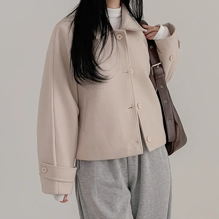 [데일리/클래식무드]카라 숏코트 상세 이미지 15